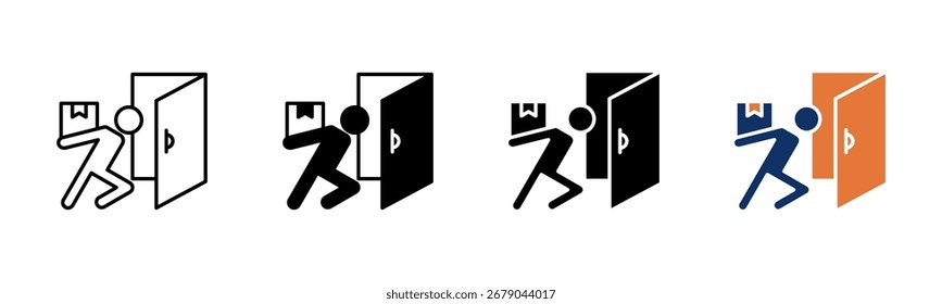 Geliefertes Symbolblatt, mehrere Stilkollektionen