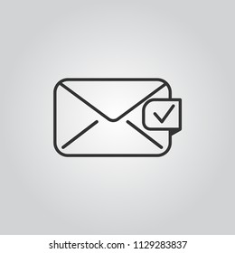 Delivered mail icon