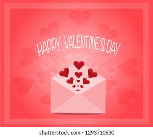 Delivering happiness in the form of heart in the festival of love day