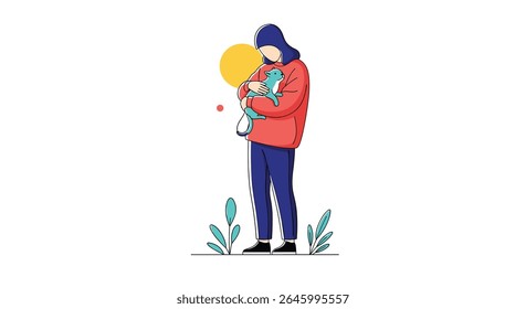 Delivering Joy A Mother's Heartfelt Bond Nurturing Pure Love