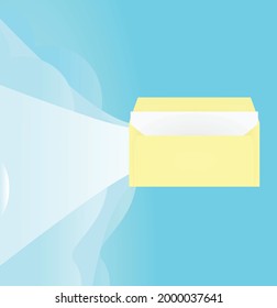 Delivering mail concept. vector illustration