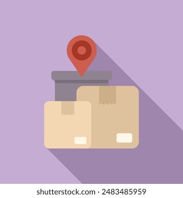 Entrega de paquetes a su destino, utilizando el seguimiento gps para encontrar la Dirección