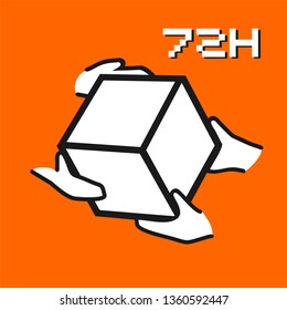 Delivery in 72 hours symbol