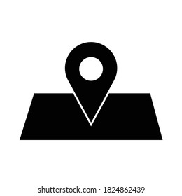 Lieferadresse App Flat Icon Design Vektor