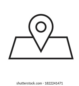 Delivery Address App Icon Design Vector