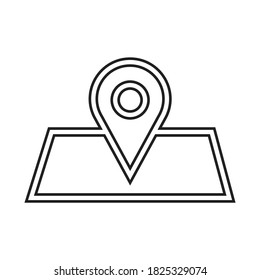 Delivery Address App Icon Design Vector