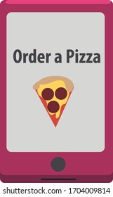 Delivery app concept. Vector illustration. Smartphone apps and social media concept.