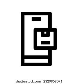 Lieferungs-App-Icon für Ihre Website, Ihr Handy, Ihre Präsentation und Ihr Logo-Design.
