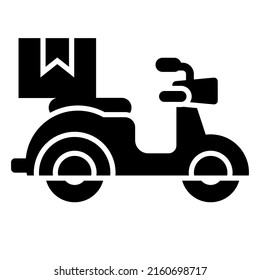Delivery Bike icon design, vector illustration, best used for presentations
