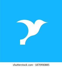 delivery box bird logo design