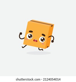 Delivery box face, parcel character 
