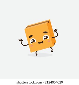 Delivery box face, parcel character 