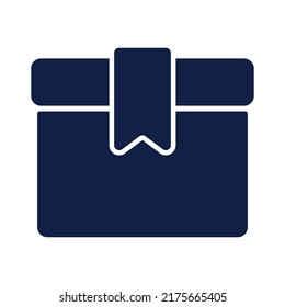 delivery box glyph icon design vector image