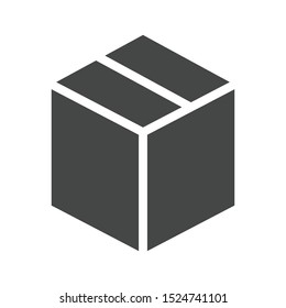 Delivery box icon isolated on white background. Logistic symbol modern, simple, vector, icon for website design, mobile app, ui. Vector Illustration