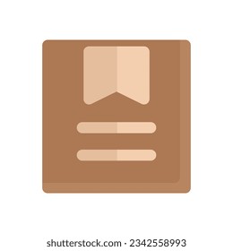 delivery box icon line style vector