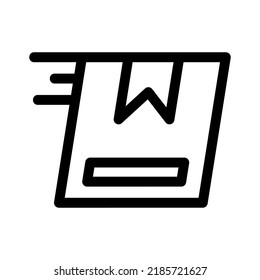 delivery box icon or logo isolated sign symbol vector illustration - high quality black style vector icons
