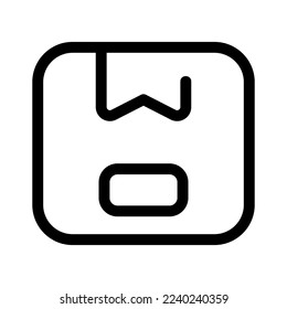 delivery box icon or logo isolated sign symbol vector illustration - high quality black style vector icons
