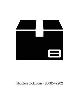 delivery box icon, package vector illustration