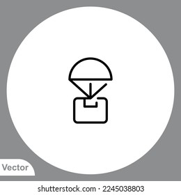 Delivery box icon sign vector,Symbol, logo illustration for web and mobile