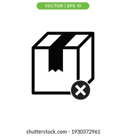 delivery box icon vector illustration