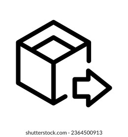 Delivery Box Icon Vector Symbol Design Illustration