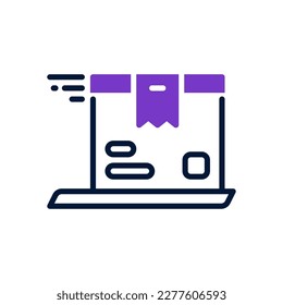 delivery box icon for your website, mobile, presentation, and logo design.