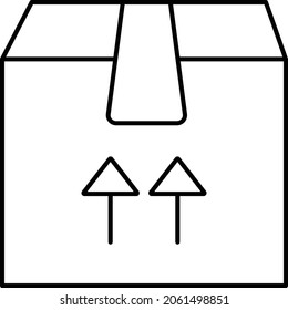 Delivery box Isolated Vector icon which can easily modify or edit

