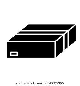 Delivery box for logistics icon