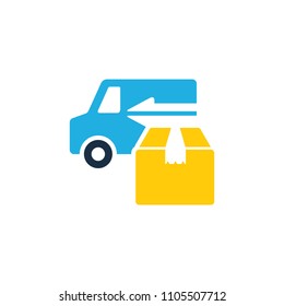 Delivery Box Logo Icon Design