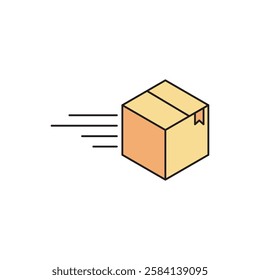 Delivery Box logo icon design