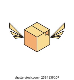 Delivery Box logo icon design