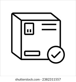 delivery box, Package delivery, shipping related line icon