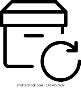 Delivery Box return from shipping address on online portal