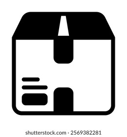 Delivery Box Urban Lifestyale icon illustration