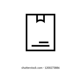 delivery box vector icon