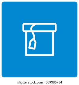 Delivery box vector icon