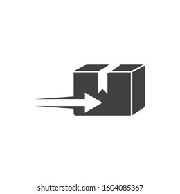 delivery box vector icon illustration design