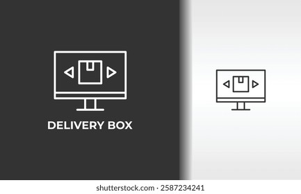 Delivery Box Vector, Icon Or Logo Sign Isolated Symbol Illustration