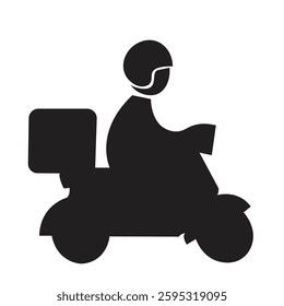 delivery boy vector  image  icon