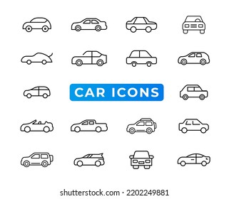 delivery by car icon in different style vector illustration. two colored and black delivery by car vector icons designed in filled, outline, line and stroke style can be used for web, mobile, ui