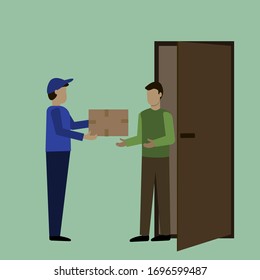 Entrega por correo al destinatario durante la cuarentena.