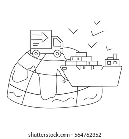 delivery by land and sea