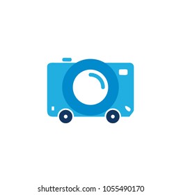 Delivery Camera Logo Icon Design