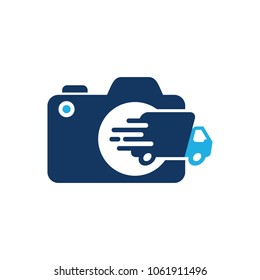 Delivery Camera Logo Icon Design