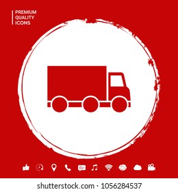 Delivery car icon