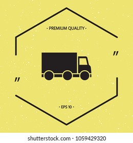 Delivery car icon