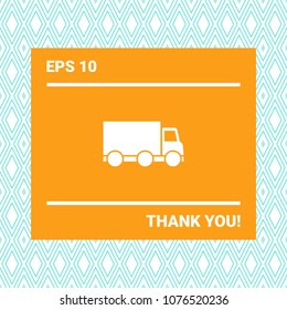 Delivery car icon