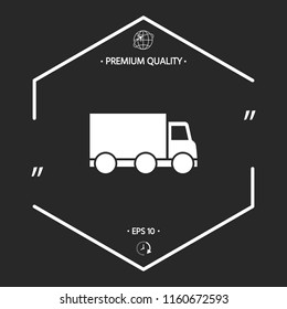 Delivery car icon