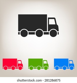 Delivery car icon.
