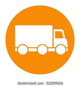 Delivery car icon. Delivery car icon.